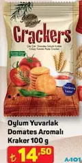 OYLUM YUVARLAK DOMATES AROMALI KRAKER 100 G fiyat ve kampanya bilgisi